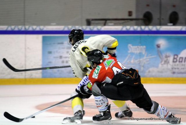 Photo hockey match Rouen - Amiens  le 26/08/2014