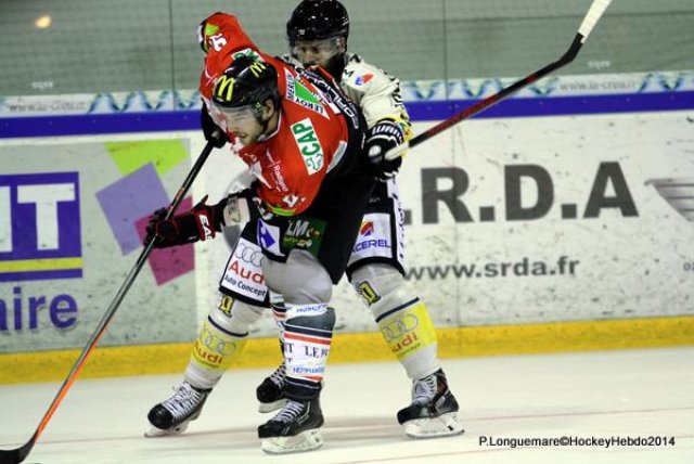Photo hockey match Rouen - Amiens  le 26/08/2014