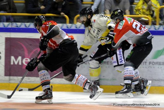Photo hockey match Rouen - Amiens  le 26/08/2014