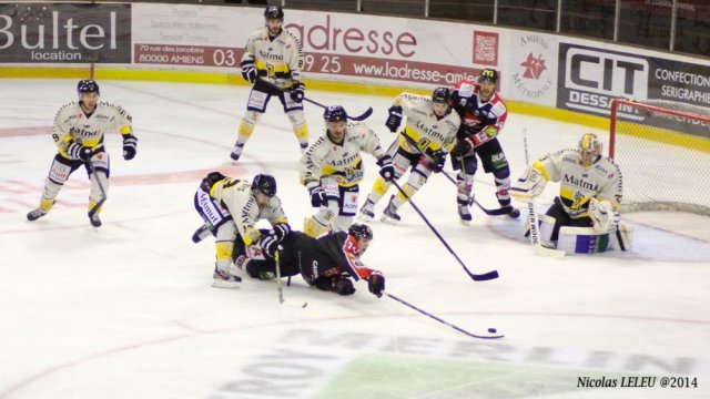 Photo hockey match Amiens  - Rouen le 09/09/2014