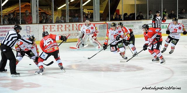 Photo hockey match Briançon  - Amiens  le 13/09/2014