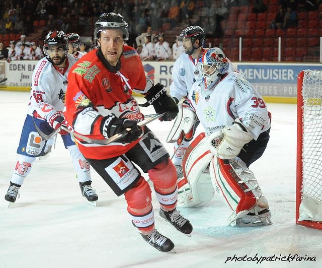 Photo hockey match Briançon  - Grenoble  le 18/09/2014