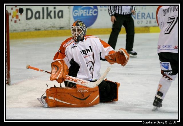 Photo hockey match Rouen - Tours  le 23/12/2008