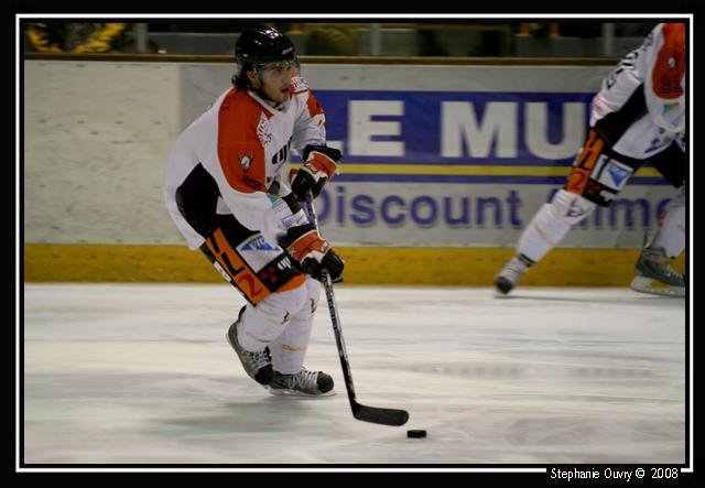 Photo hockey match Rouen - Tours  le 23/12/2008