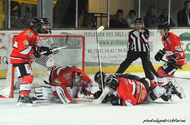 Photo hockey match Briançon  - Angers  le 27/09/2014