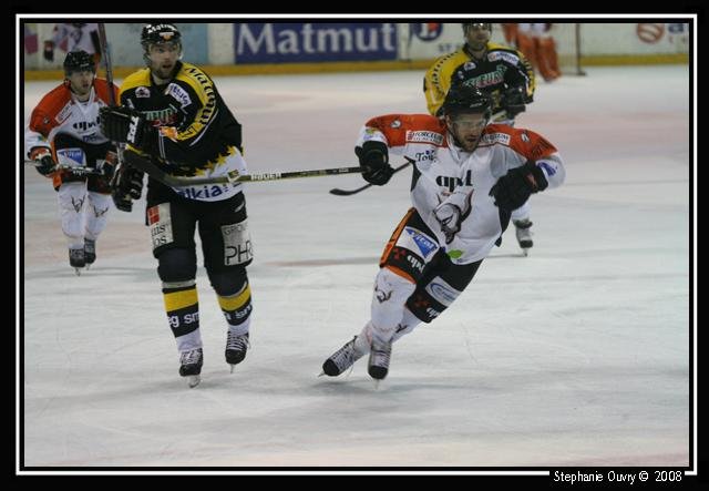Photo hockey match Rouen - Tours  le 23/12/2008