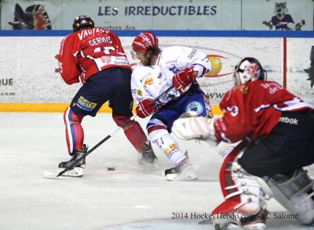 Photo hockey match Grenoble  - Lyon le 01/10/2014
