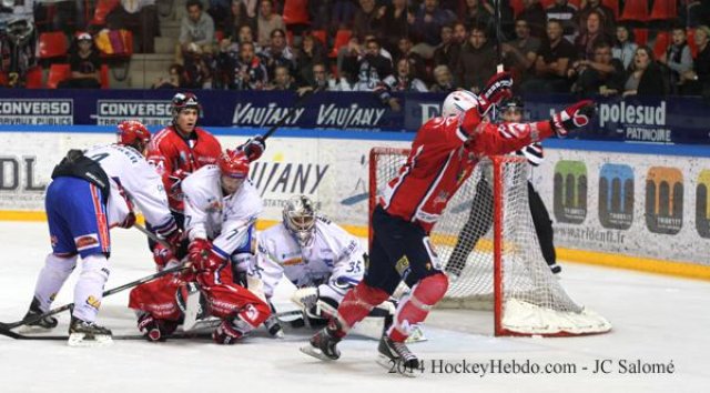 Photo hockey match Grenoble  - Lyon le 01/10/2014