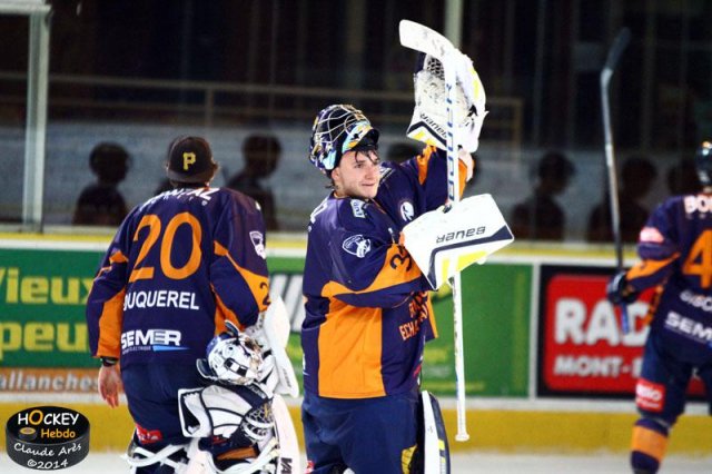 Photo hockey match Chamonix  - Dijon  le 07/10/2014