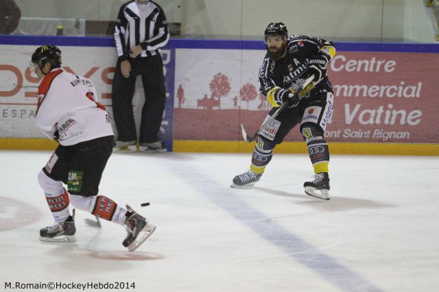 Photo hockey match Rouen - Amiens  le 07/10/2014