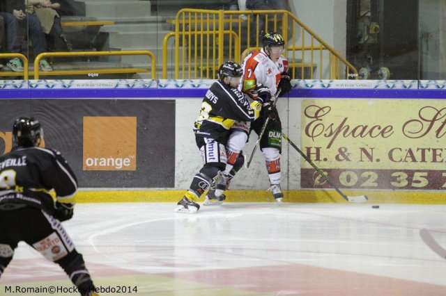 Photo hockey match Rouen - Amiens  le 07/10/2014