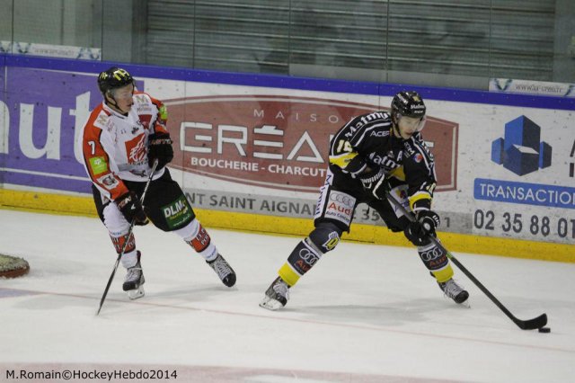 Photo hockey match Rouen - Amiens  le 07/10/2014