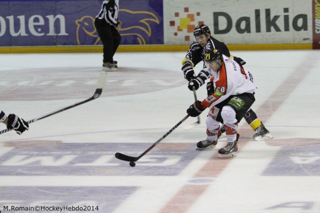 Photo hockey match Rouen - Amiens  le 07/10/2014