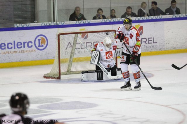 Photo hockey match Rouen - Amiens  le 07/10/2014