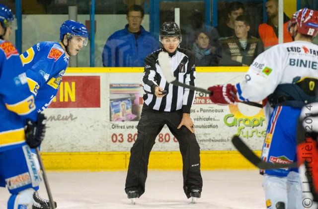 Photo hockey match Dijon  - Lyon le 11/10/2014