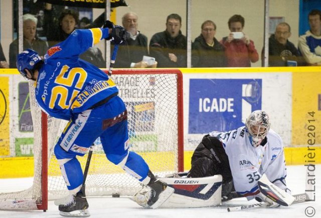 Photo hockey match Dijon  - Lyon le 11/10/2014