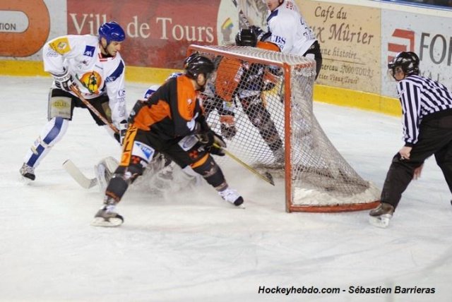 Photo hockey match Tours  - Mont-Blanc le 26/12/2008
