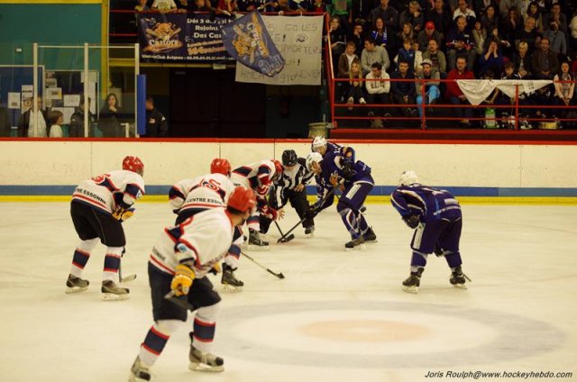Photo hockey match Avignon - Evry  le 11/10/2014