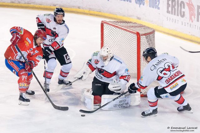 Photo hockey match Lyon - Briançon  le 18/10/2014