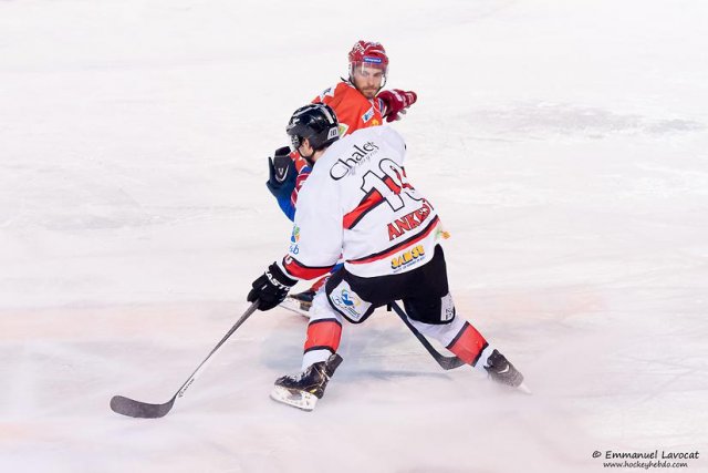 Photo hockey match Lyon - Briançon  le 18/10/2014