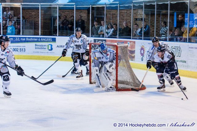Photo hockey match Angers  - Brest  le 18/10/2014