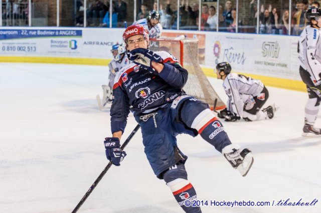 Photo hockey match Angers  - Brest  le 18/10/2014