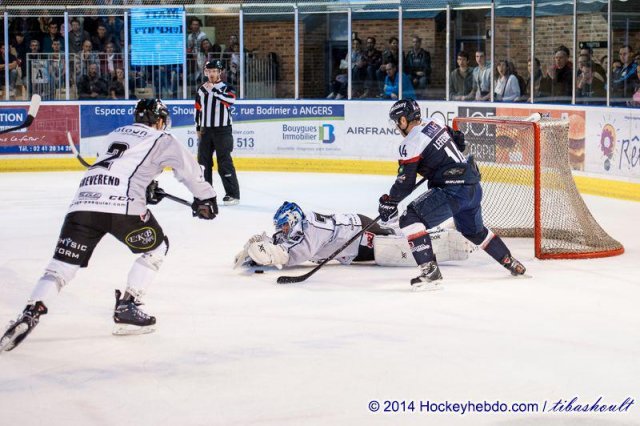 Photo hockey match Angers  - Brest  le 18/10/2014