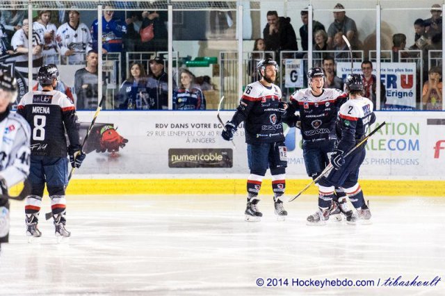 Photo hockey match Angers  - Brest  le 18/10/2014