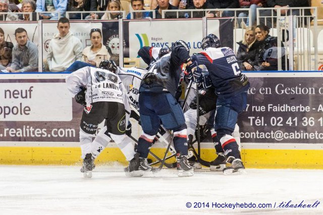 Photo hockey match Angers  - Brest  le 18/10/2014