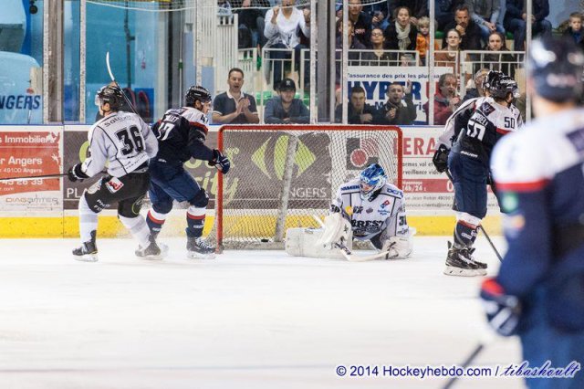 Photo hockey match Angers  - Brest  le 18/10/2014