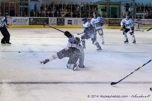 Photo hockey match Angers  - Brest  le 18/10/2014