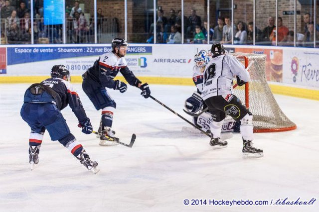 Photo hockey match Angers  - Brest  le 18/10/2014