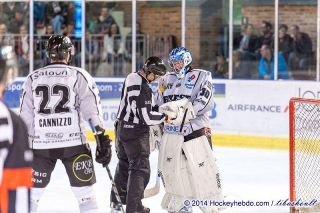 Photo hockey match Angers  - Brest  le 18/10/2014