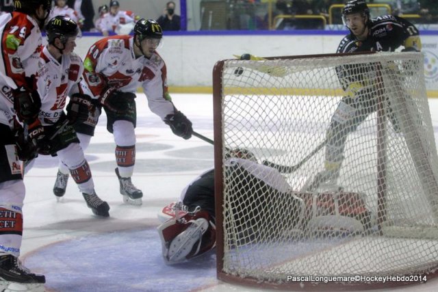 Photo hockey match Rouen - Amiens  le 18/10/2014