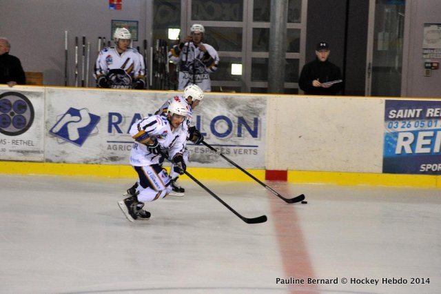 Photo hockey match Reims* - Mont-Blanc le 18/10/2014