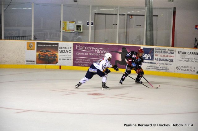 Photo hockey match Reims* - Mont-Blanc le 18/10/2014