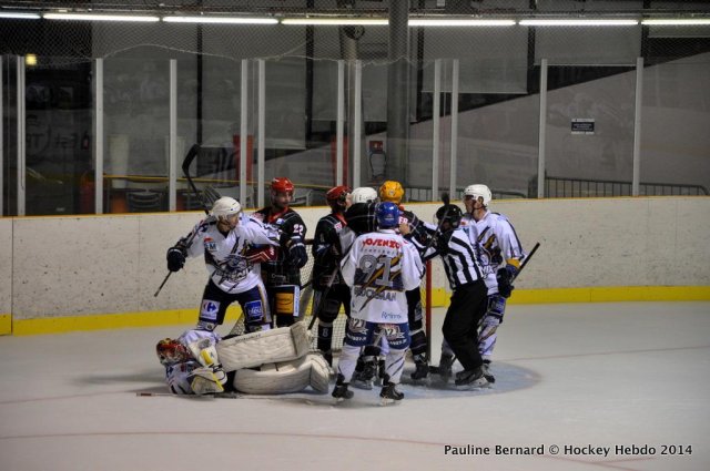 Photo hockey match Reims* - Mont-Blanc le 18/10/2014