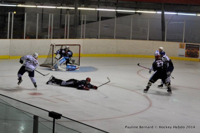 Photo hockey match Reims* - Mont-Blanc le 18/10/2014