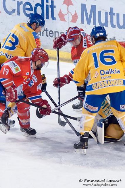 Photo hockey match Lyon - Dijon  le 21/10/2014