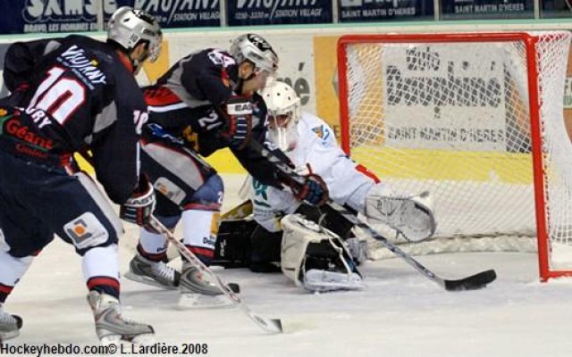 Photo hockey match Grenoble  - Dijon  le 26/12/2008