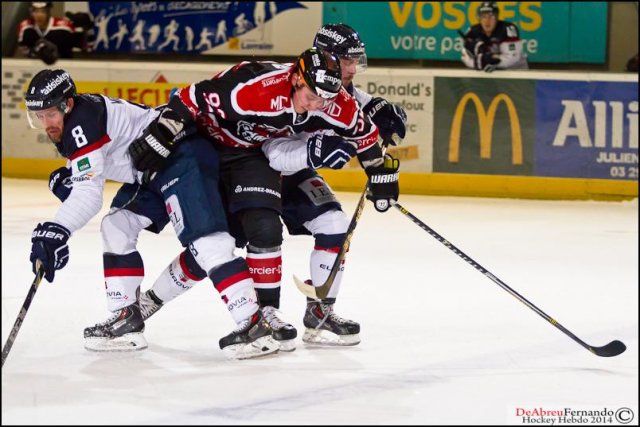 Photo hockey match Epinal  - Angers  le 28/10/2014