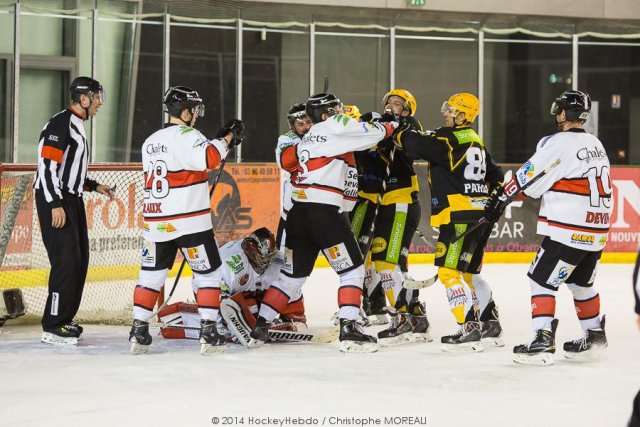 Photo hockey match Strasbourg  - Briançon  le 01/11/2014