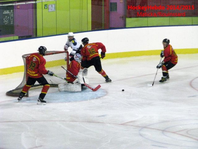 Photo hockey match Besançon - Luxembourg le 08/11/2014