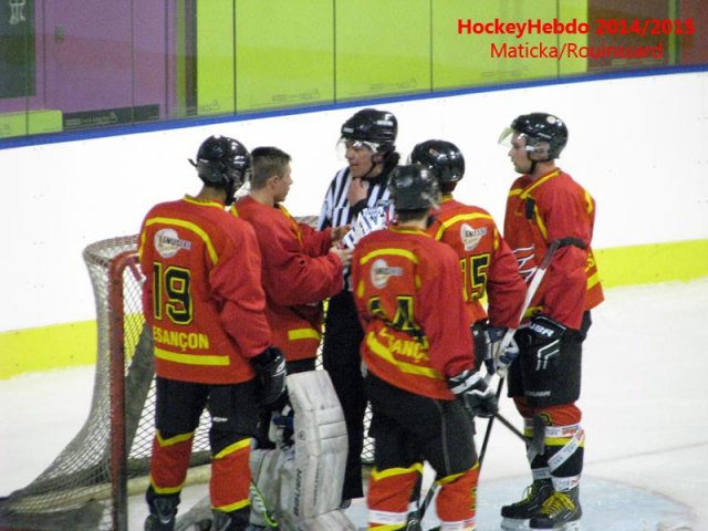 Photo hockey match Besançon - Luxembourg le 08/11/2014