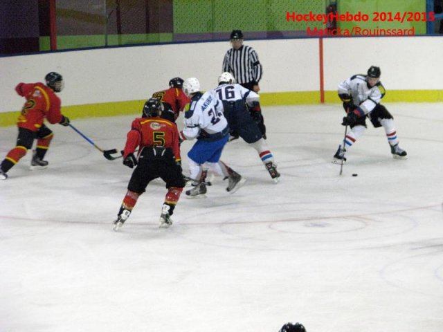 Photo hockey match Besançon - Luxembourg le 08/11/2014