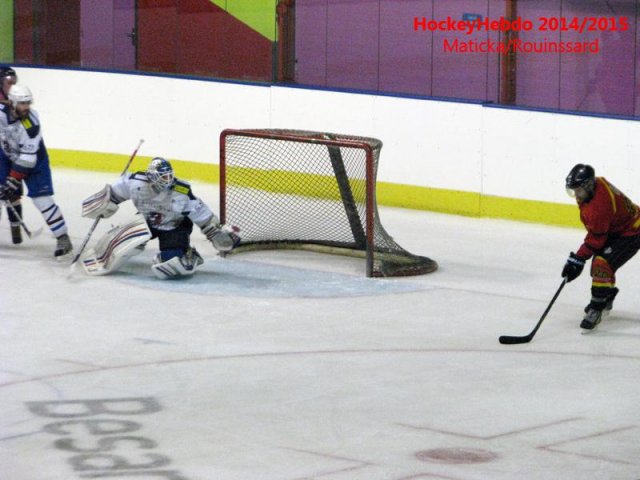 Photo hockey match Besançon - Luxembourg le 08/11/2014