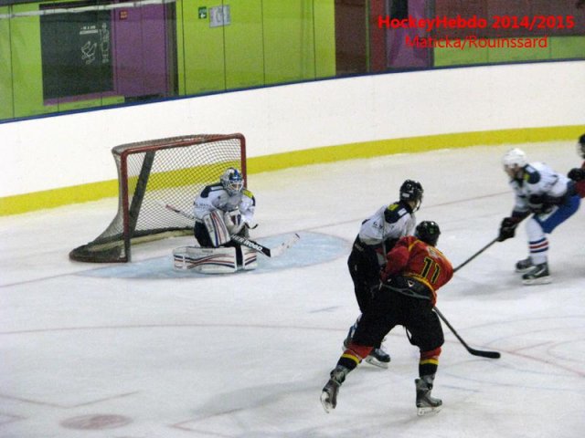 Photo hockey match Besançon - Luxembourg le 08/11/2014