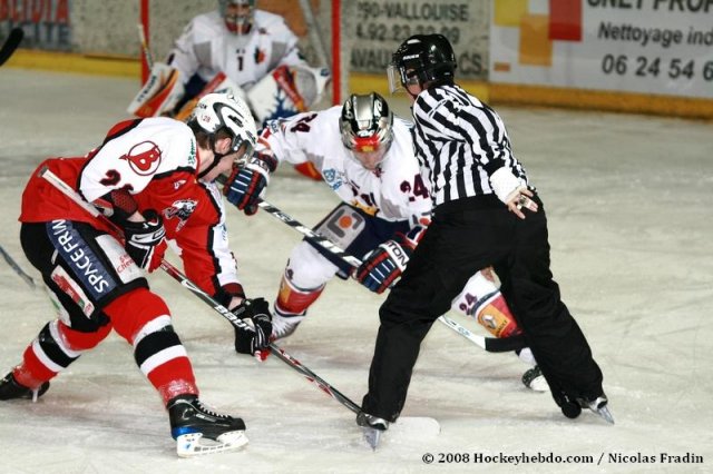 Photo hockey match Briançon  - Grenoble  le 28/12/2008