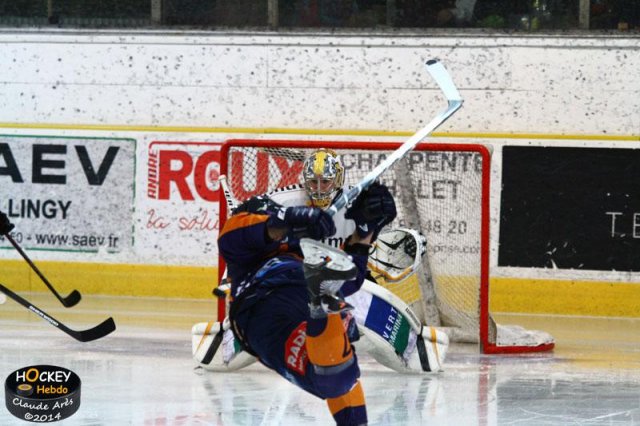 Photo hockey match Chamonix  - Rouen le 14/11/2014