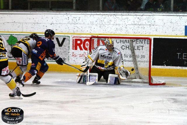 Photo hockey match Chamonix  - Rouen le 14/11/2014